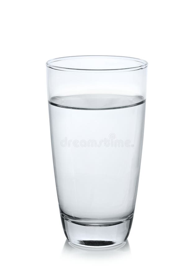 blanc en verre de l'eau de fond