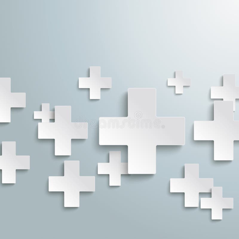 Blanc plus des symboles PiAd illustration libre de droits Blanc plus des symboles PiAd illustration libre de droits