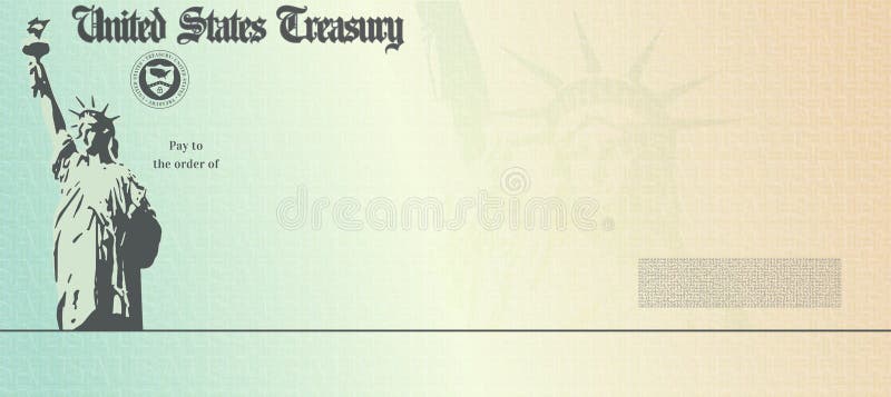 Blanco cheque-template. nepstimuluscontrole. achtergrond van bankchequeboekje.
