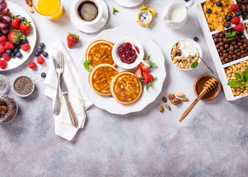 Blandad sund frukost arkivfoton Blandad sund frukost arkivfoton