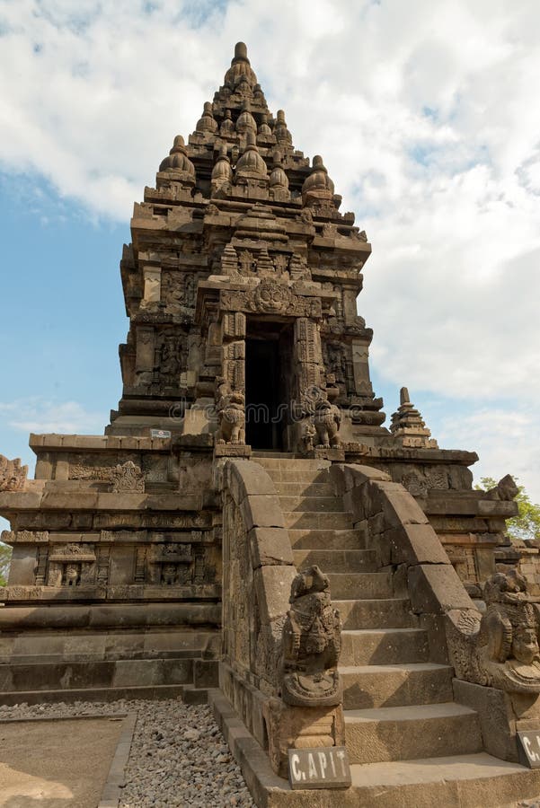 blandar det prambanan tempelet royaltyfri bild blandar det prambanan tempelet royaltyfri bild