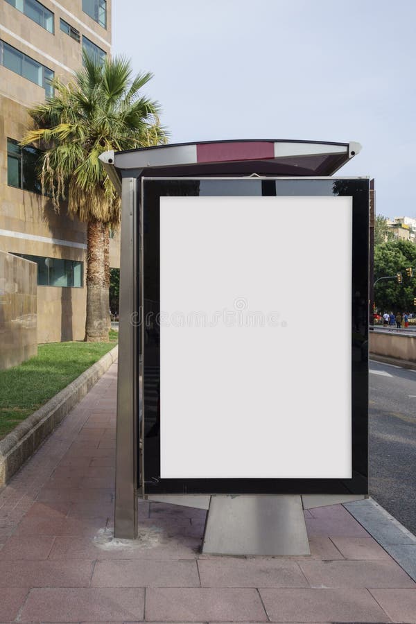 Download Blank Advertisement Mock Up Stock Photo - Image of road ...