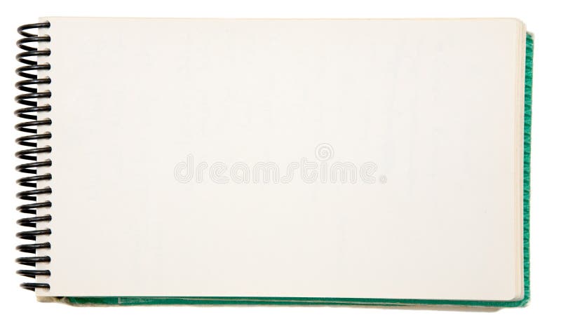 Caderno em branco royaltyfri fotografi