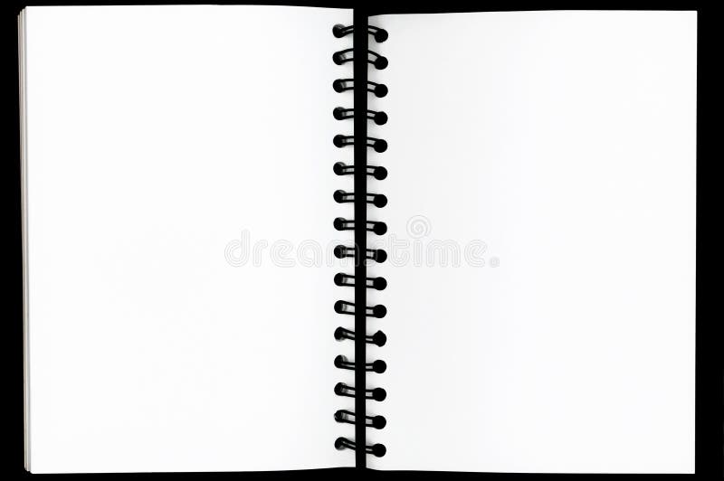 Blank artist sketchbook stock photos