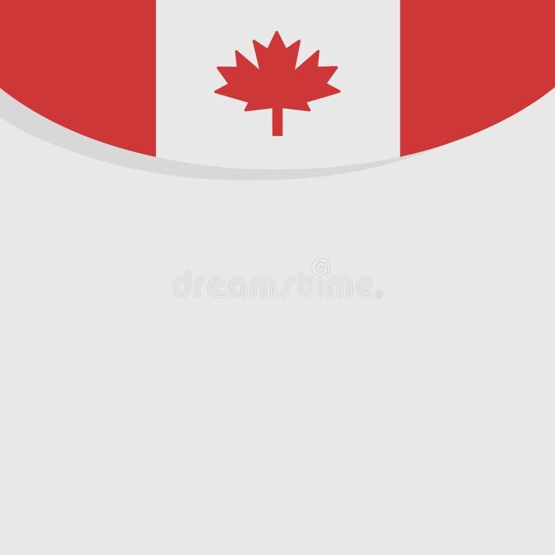 Canada Flag Template Background Stock Vector - Illustration of holiday ...