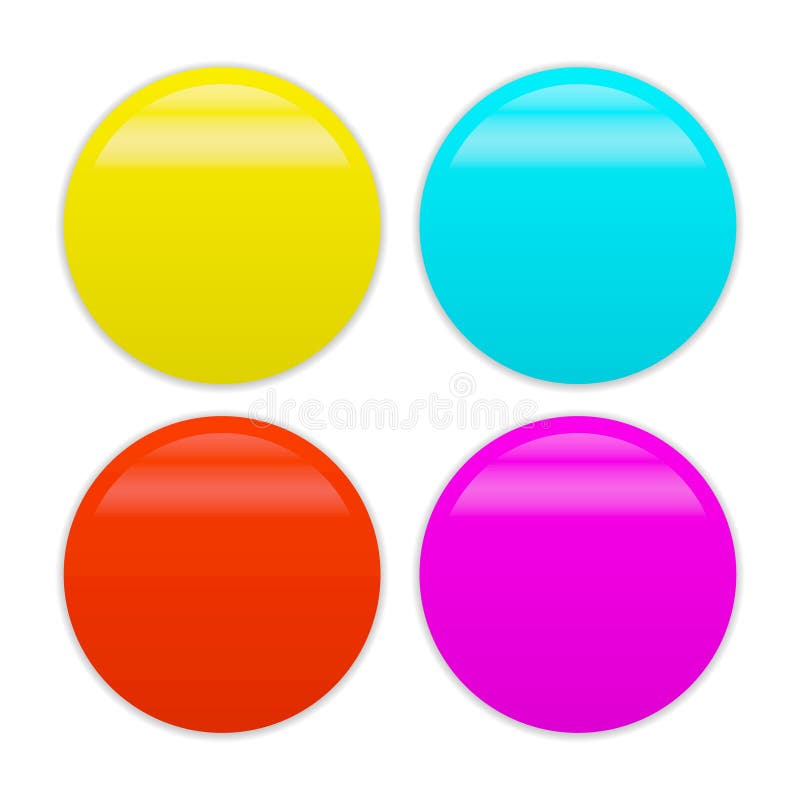 Blank badge template illustration stock illustration