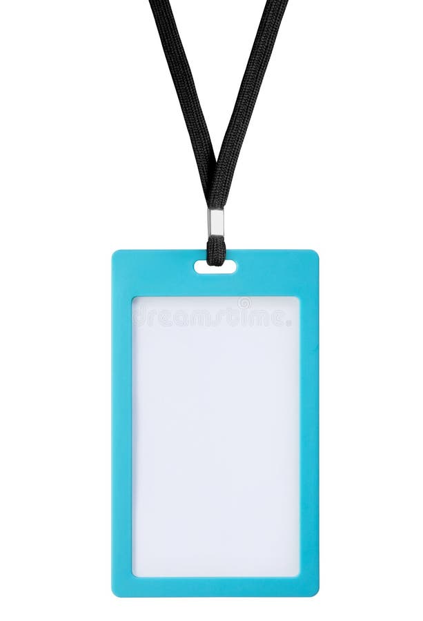 Download Name Tag With Red Ribbon, Mockup Stock Image - Image of plastic, badge: 144261947