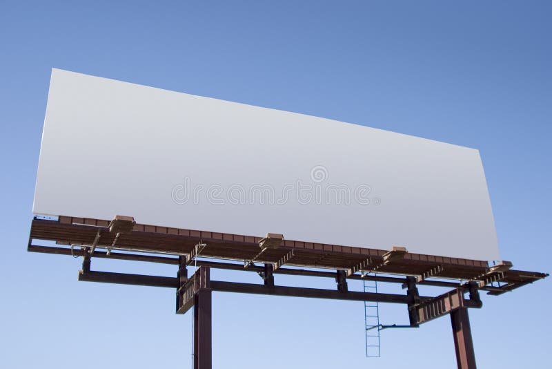 Blank Billboard 6 royalty free stock image