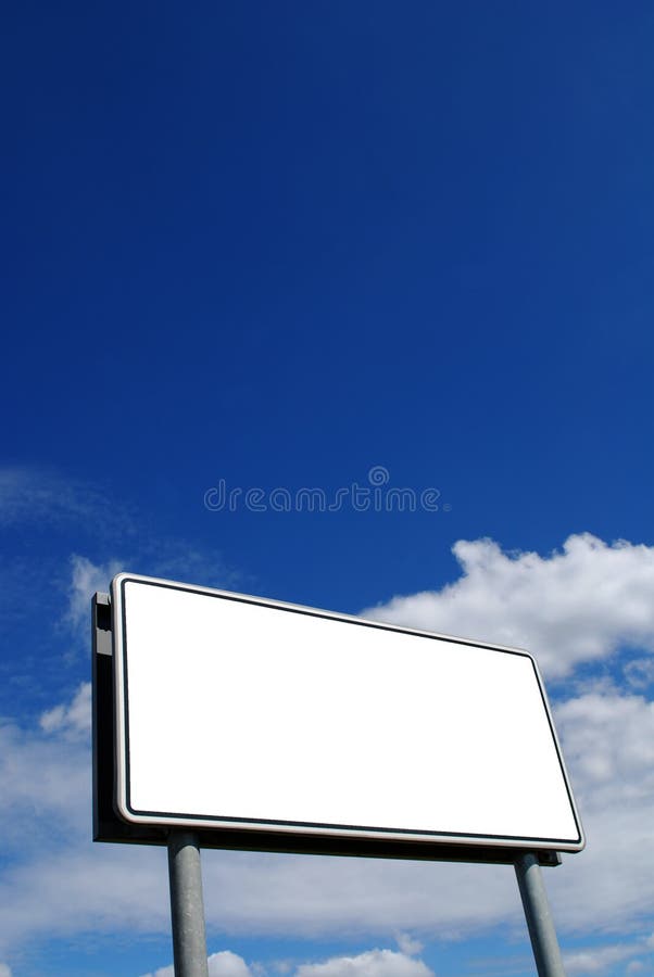 Blank billboard background