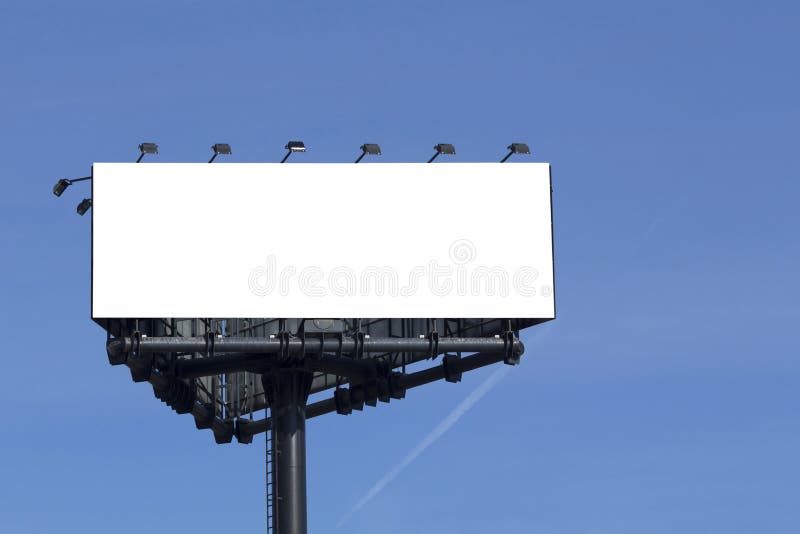 Blank billboard mock up