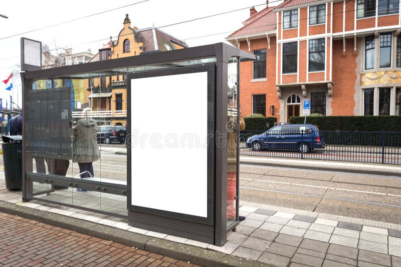 Blank billboard royalty free stock photos