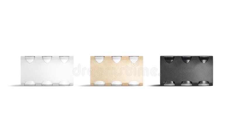 Download Blank Black, White And Craft Beer Can Cardboard Pack ...