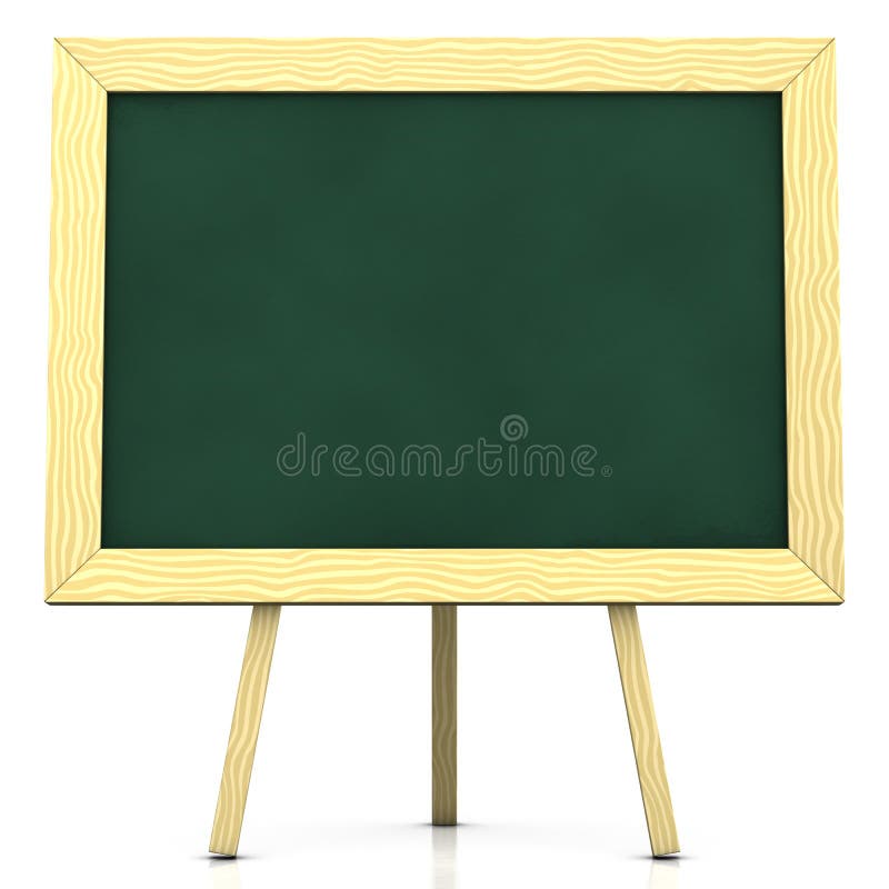 Blank blackboard