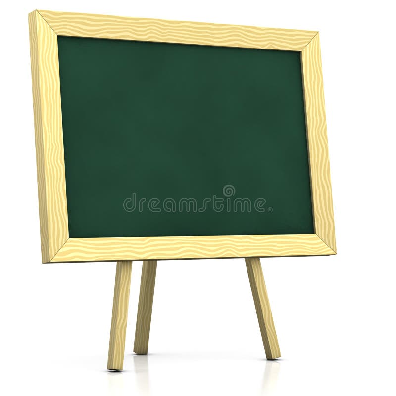 Blank blackboard