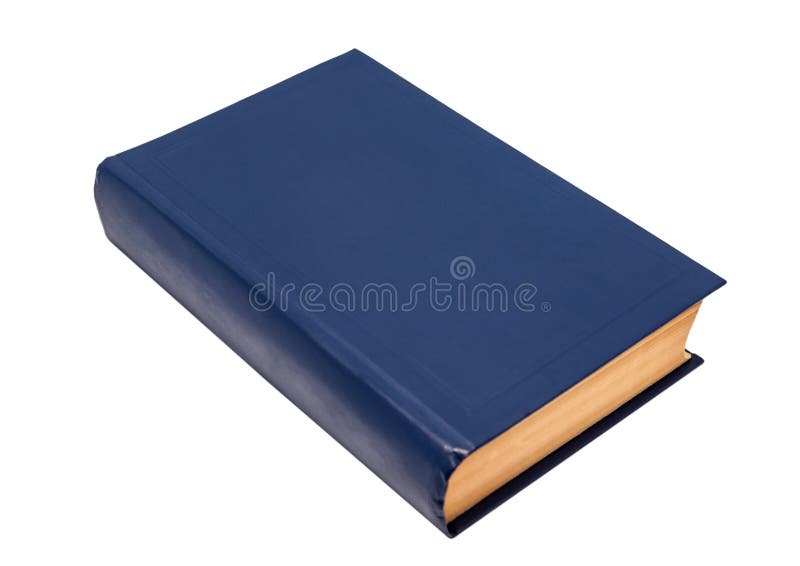 Blank blue book cover stock image. Image of blue, novel 40321523