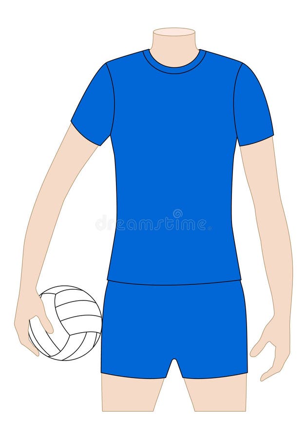 Volleyball Jersey White Stock Illustrations 406 Volleyball Jersey