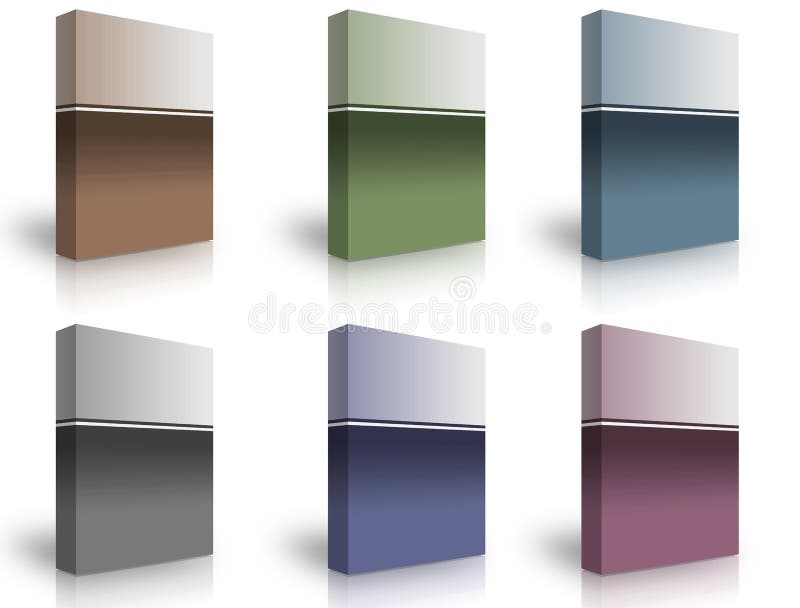 Blank box royalty free illustration