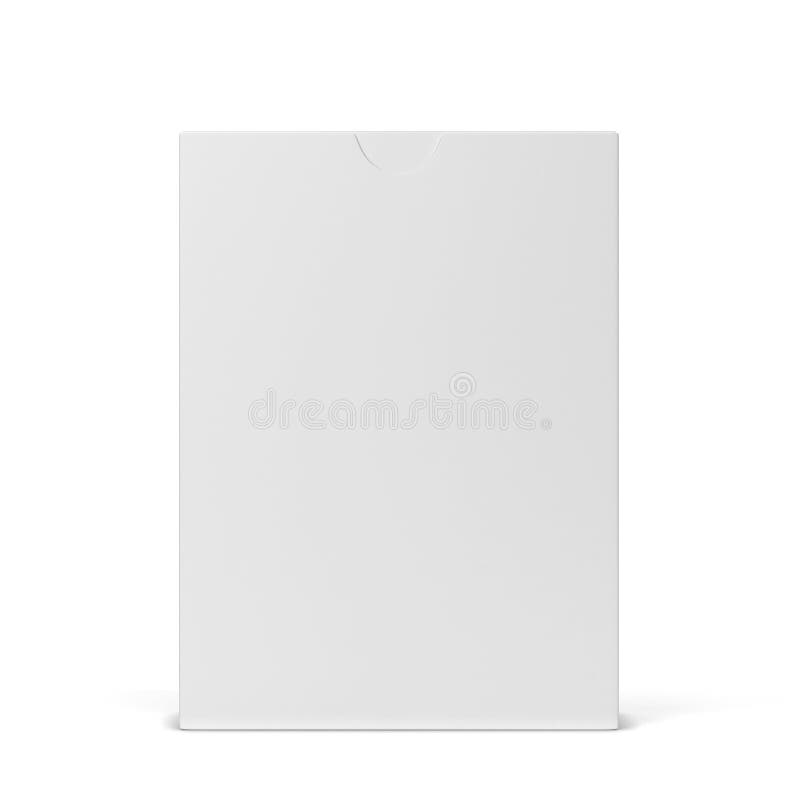 Download Blank Box For Playing Cards Mockup Stock Illustration ...