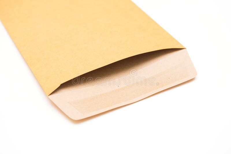Blank Brown Envelope for Documents Stock Photo Image of packaging