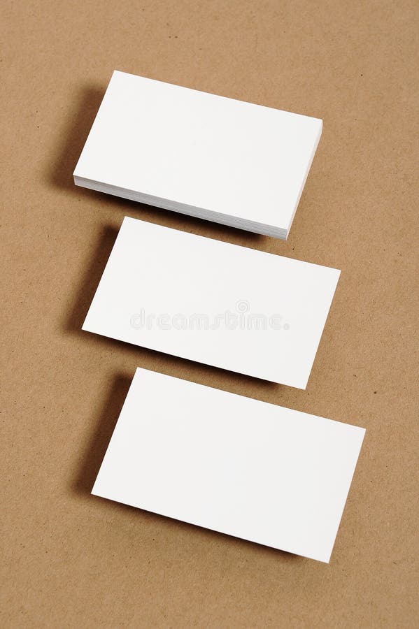 Blank Business Card stock image. Image of business, white 59701845