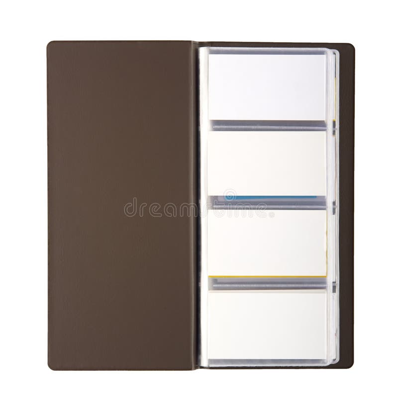 Blank Business Cards in Holder Stock Image Image of blank, holder