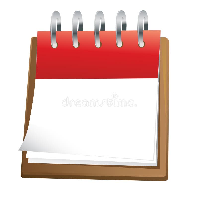 Blank calendar clip art stock vector. Illustration of background - 13982039