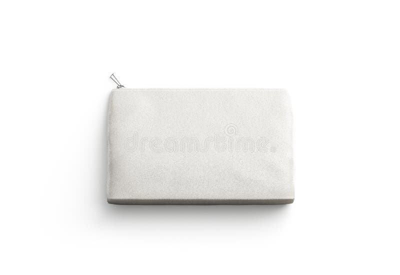 Download Blank Canvas Clutch For Cosmetic Mock Up, Isolated Stock ...