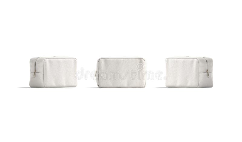 Download Blank Canvas Cosmetic Bag Mockup, Front And Side View ...