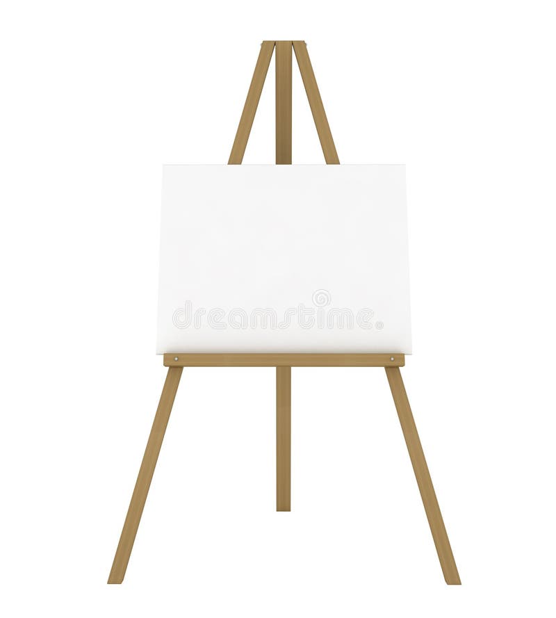 Blank Canvas Easel Stock Illustrations – 4,043 Blank Canvas Easel