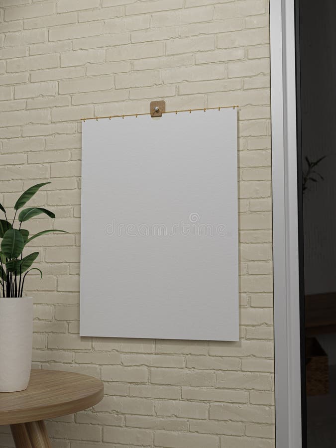 A Blank Canvas Hanging on a