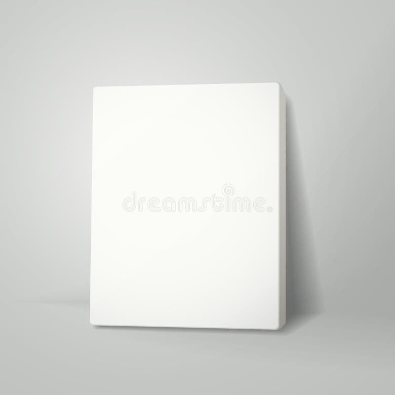 Blank Canvas or Poster with Pile of Canvas Stock Vector Illustration