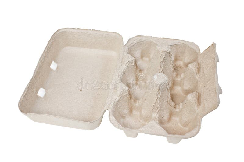 Blank Cardboard Egg Carton. Stock Photo Image of background, recycle