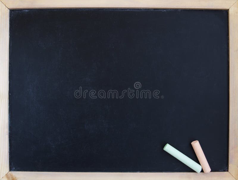 Blank chalkboard