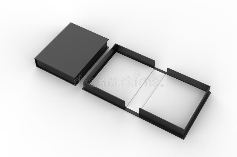 Download Blank Shell Box For Branding Mock Up 3d Render Illustration Stock Illustration Illustration Of Magnetic Jewelry 153303659
