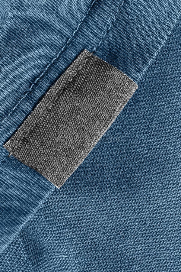 Blank clothing label stock image. Image of fabrics, detail 199032267