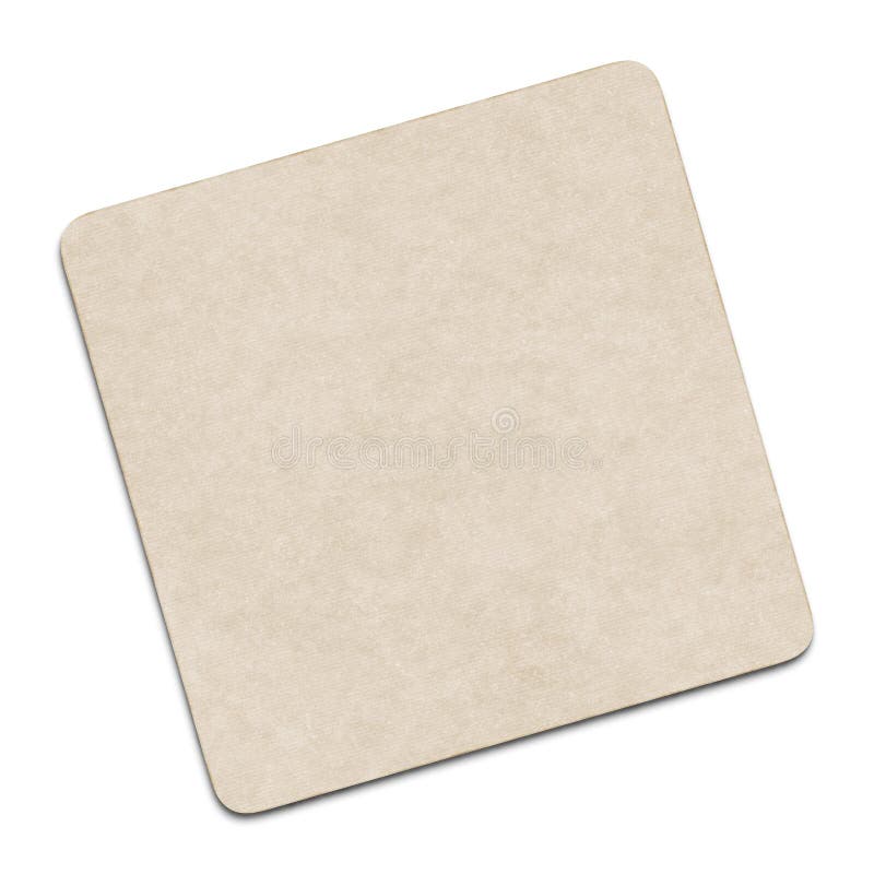 Blank Coasters Template. 3d Illustration Isolated On White Background Stock  Photo, Picture and Royalty Free Image. Image 90939179.