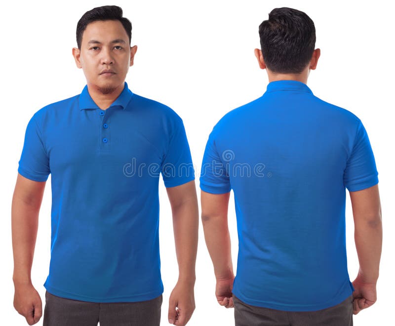 royal blue t shirt with collar