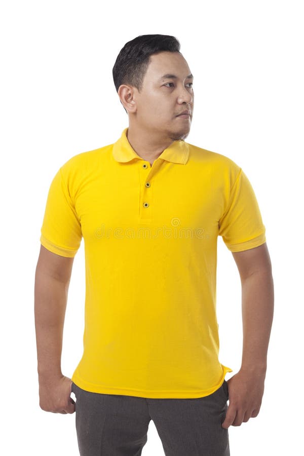 yellow colour polo t shirt