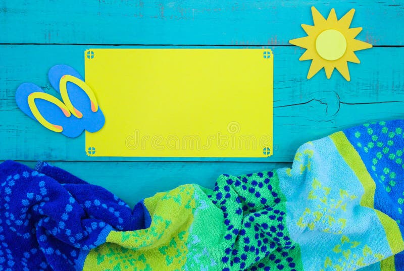 Blank colorful beach sign royalty free stock image Blank colorful beach sign royalty free stock image