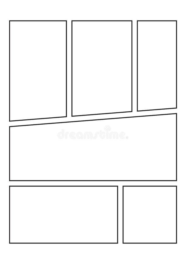 Blank Comic Book Which Is Ideal For Creative Ideas For Both