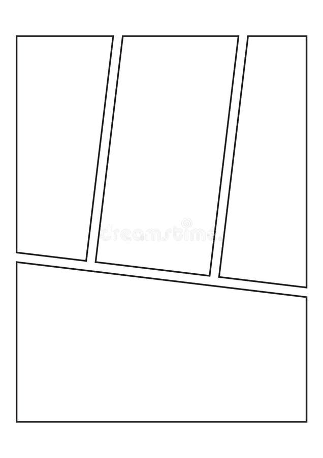 Blank Comic Book Which Is Ideal For Creative Ideas For Both