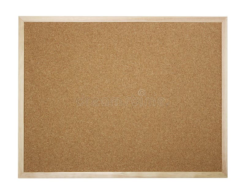 Blank cork board isolated stock image Blank cork board isolated stock image