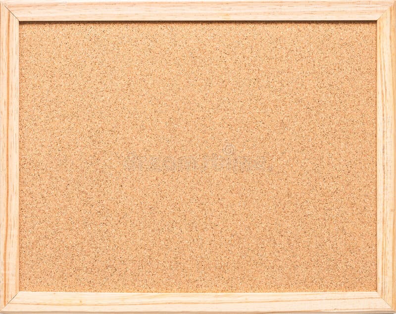 cork board on wooden background Stock Photo by seregam