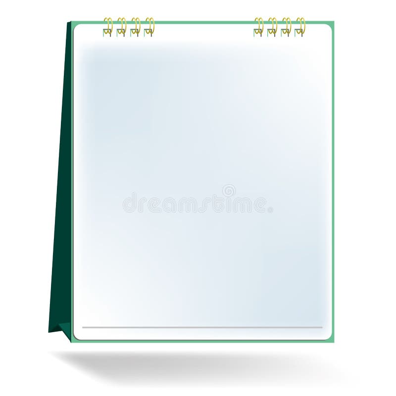 Blank Calendar Vector : Blank desktop calendar vector stock photo image Blank Calendar Vector : Blank desktop calendar vector stock photo image