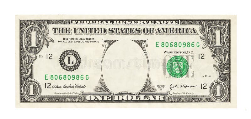 Blank 1 dollar