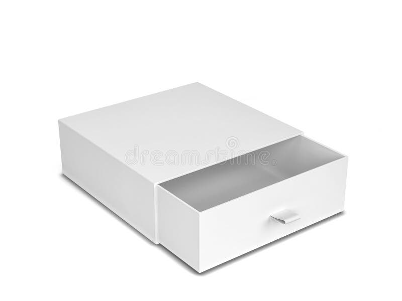 Download Blank Drawer Type Box Mockup Stock Illustration - Illustration of nobody, background: 119659987