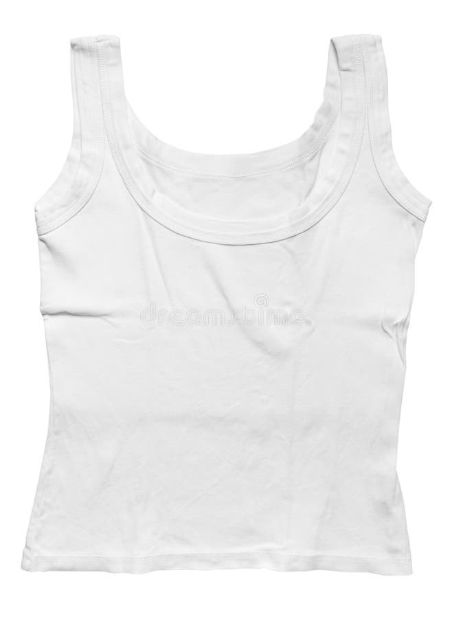 Download Blank white tank top stock image. Image of advertise ...