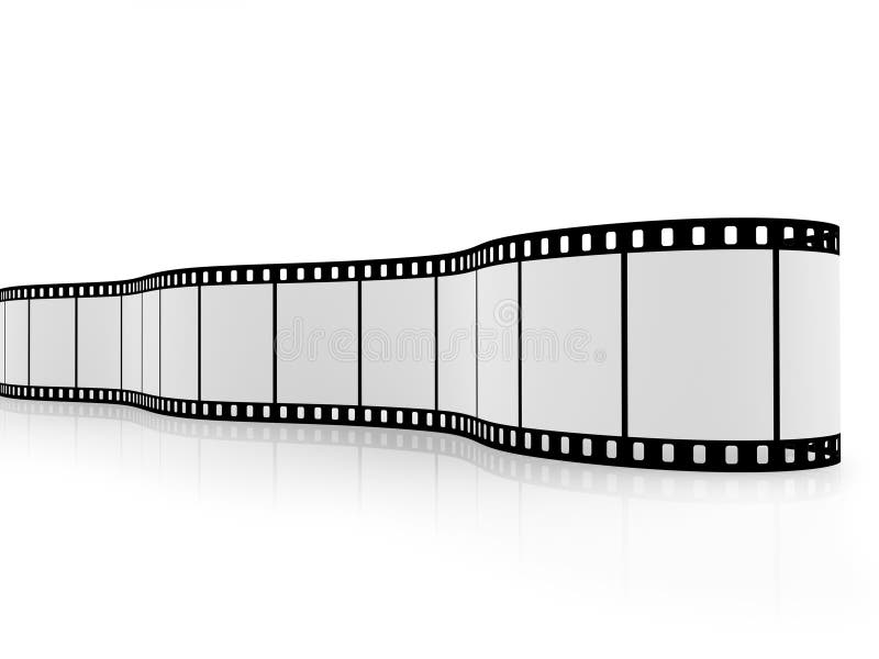 Blank film strip