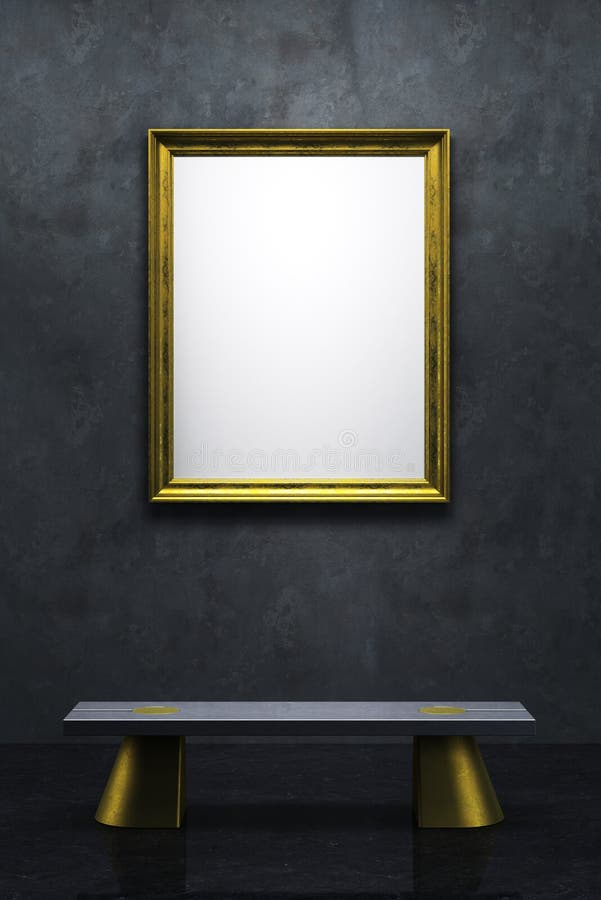 Blank frame in the gallery