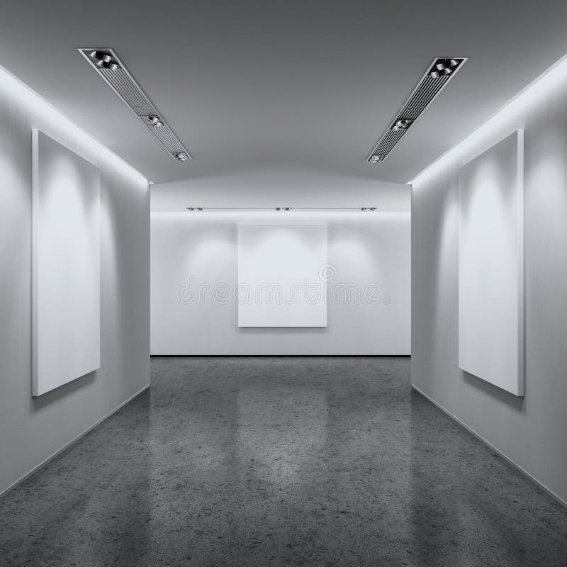 Blank frames in the gallery. Frames in the gallery 3d render